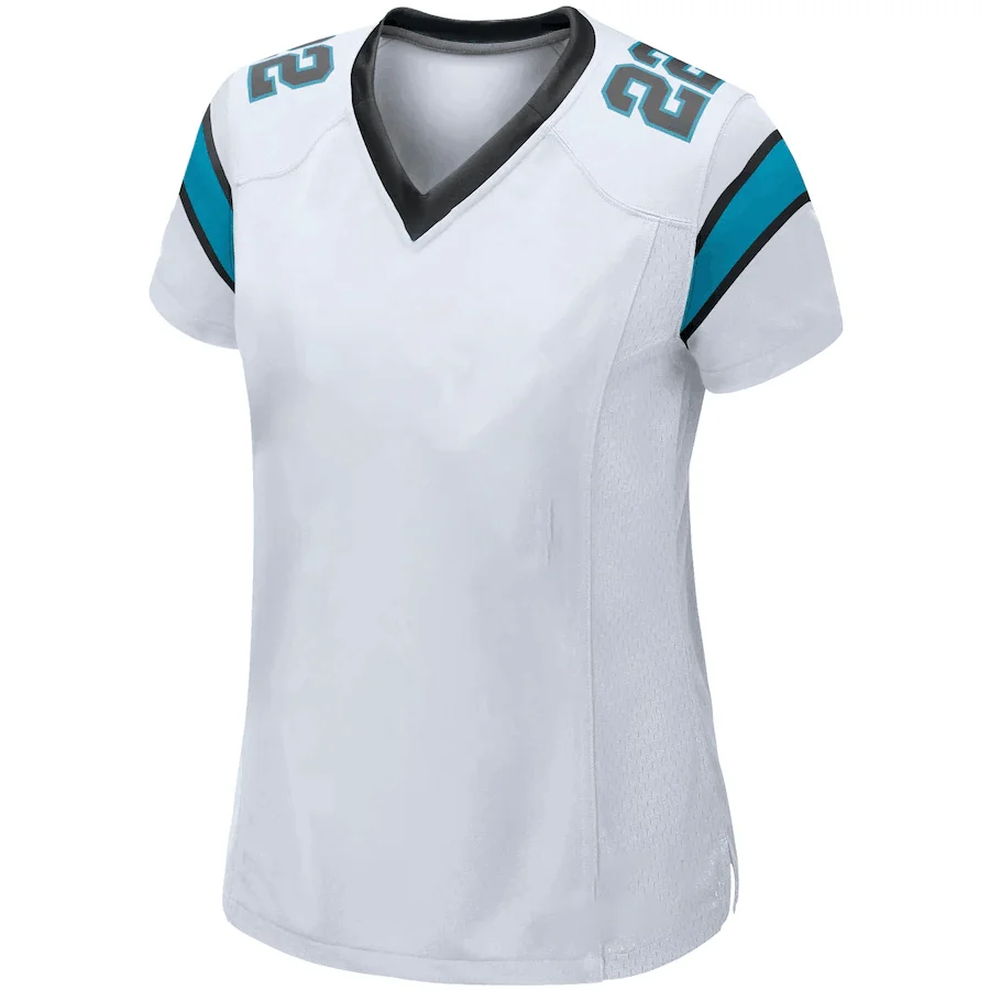 

Новые женские футболки для фанатов регби, Джерси Ньютон, Люк куэчли, Кристиан маккафри, Спортивные фанаты, американский футбол, Джерси Карол...