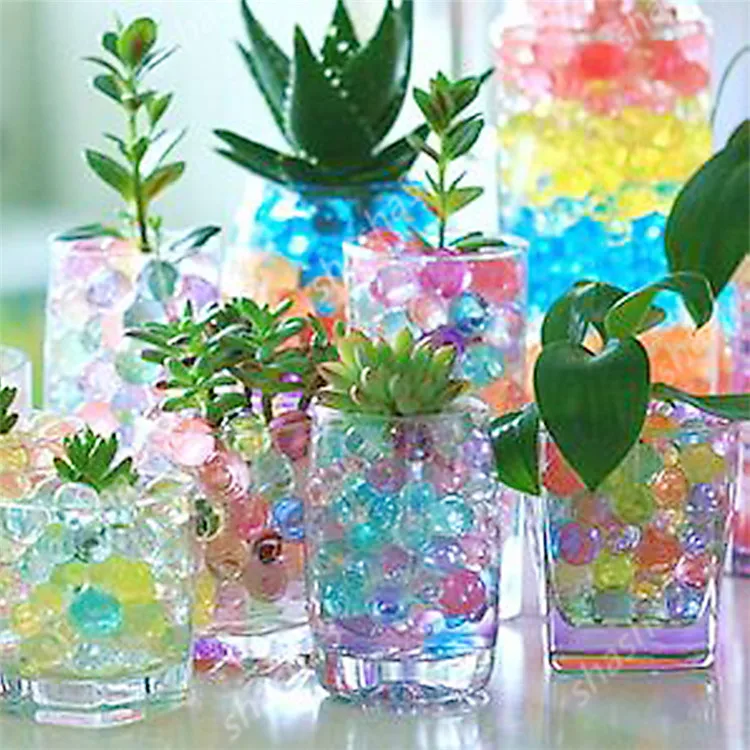 100 шт. растение бонсай грунт Красочный Кристалл почва цветок Желейная масса воды