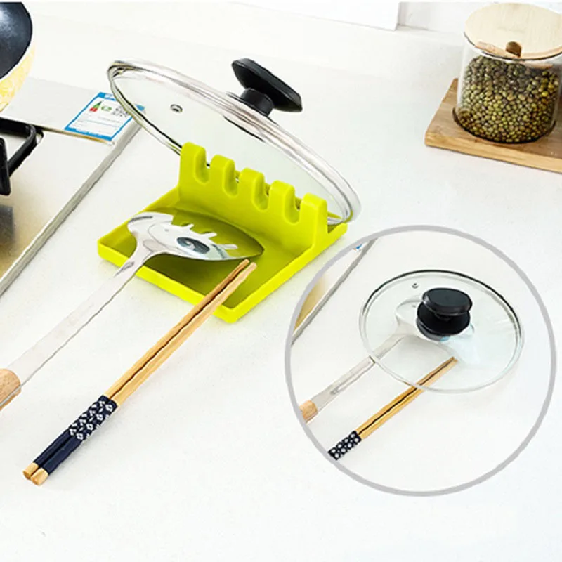 Кухонная полка лопатка держатель крышки кастрюли стойка крышка ситечко