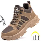 Мужская защитная обувь, рабочие кроссовки, неразрушаемые рабочие защитные ботинки, зимняя обувь, мужская обувь со стальным носком, Спортивная безопасная обувь, Прямая поставка