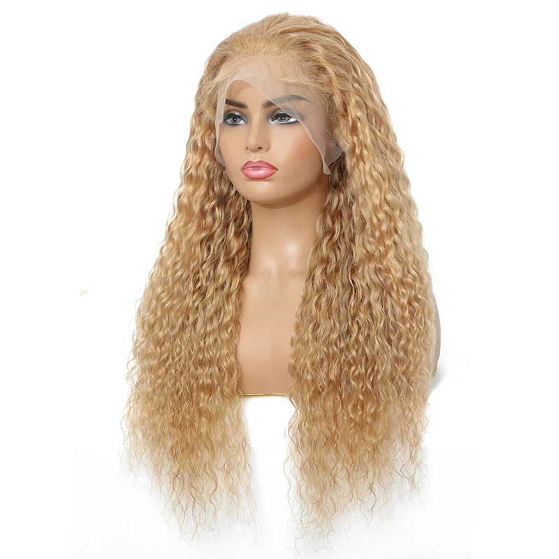 

13x4 Lace Front Human Hair Wigs Ombre Blonde 99J Brazilian Deep Wave Lace Wigs 150% Remy Hair Wig With Baby Hair For Black Women