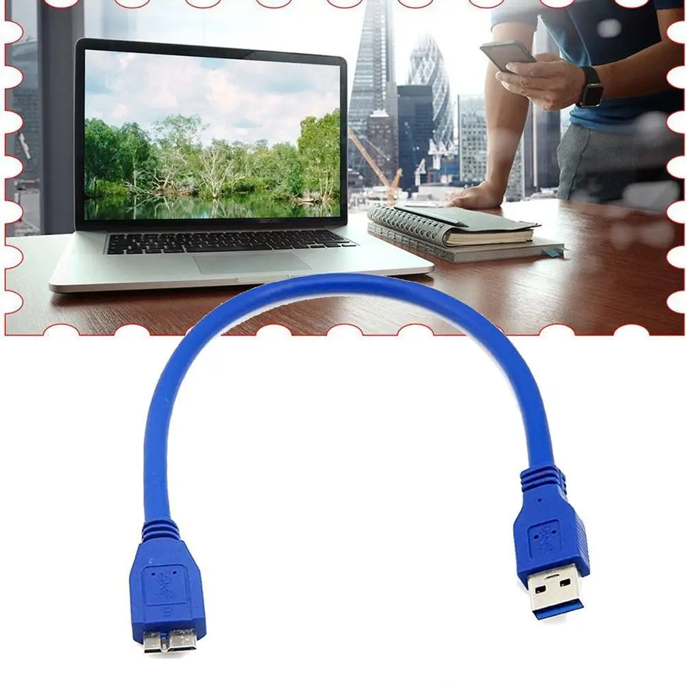 

Super Speed Usb 3.0 To Micro B Cable 5gbps Usb Type Cable External S5 Cord Drive For Samsung Disk Micro-b Data 3 Hard A Not T8O7