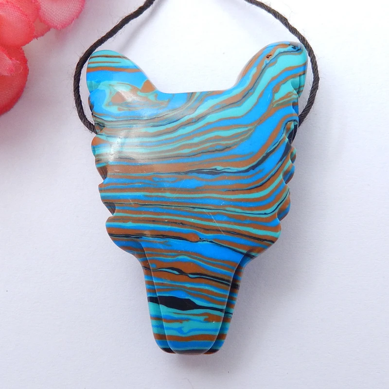 Ювелирные аксессуары ручная работа на заказ Радужный азан волк подвеска из