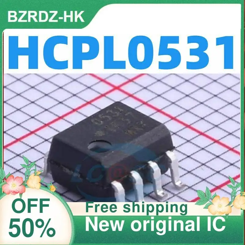 

2-10 шт./лот HCPL-0531-500E SOP8 новый оригинальный IC