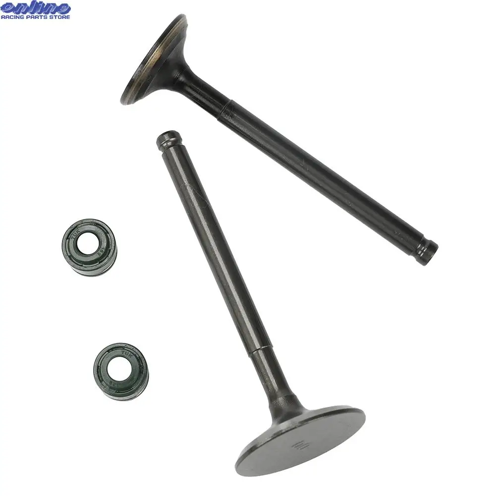 

Впускные выхлопные клапаны мотоцикла с маслоуплотнением в комплекте для 60 мм отверстия YinXiang YX 150 160 150cc 160cc двигатель грязевые велосипеды ATV з...