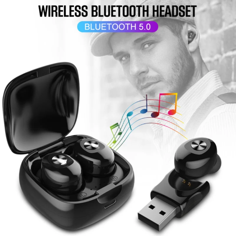 TWS Bluetooth 5 0 беспроводные наушники настоящие стерео Hi-Fi спортивные с микрофоном для