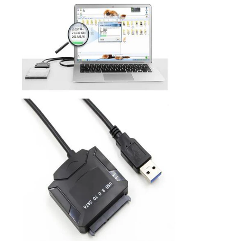 Кабель-адаптер USB 3 0 к SATA для жестких дисков 2 5 дюйма HDD SSD ноутбуков Blu-Ray