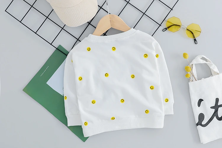 Осенний комплект одежды HYLKIDHUOSE для маленьких мальчиков и девочек футболка с