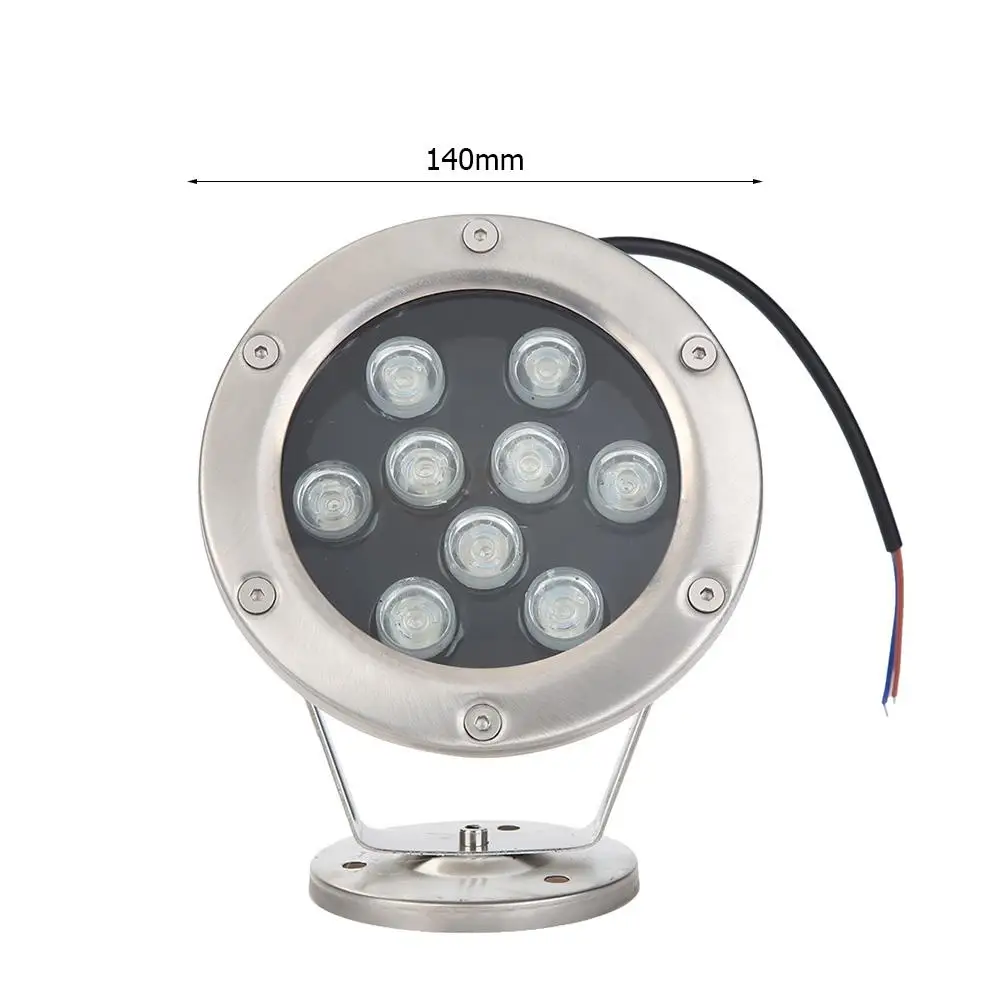 

LED Underwater Lights Waterproof 9W IP65 Water Fountain Swim Pool Landscape Garden Floodlight Decorative Advertising Lamp