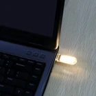 Настольная светодиодная мини-лампа USB, портативный светильник для чтения, ночной Светильник для книг, фонарик для кемпинга, внешний аккумулятор