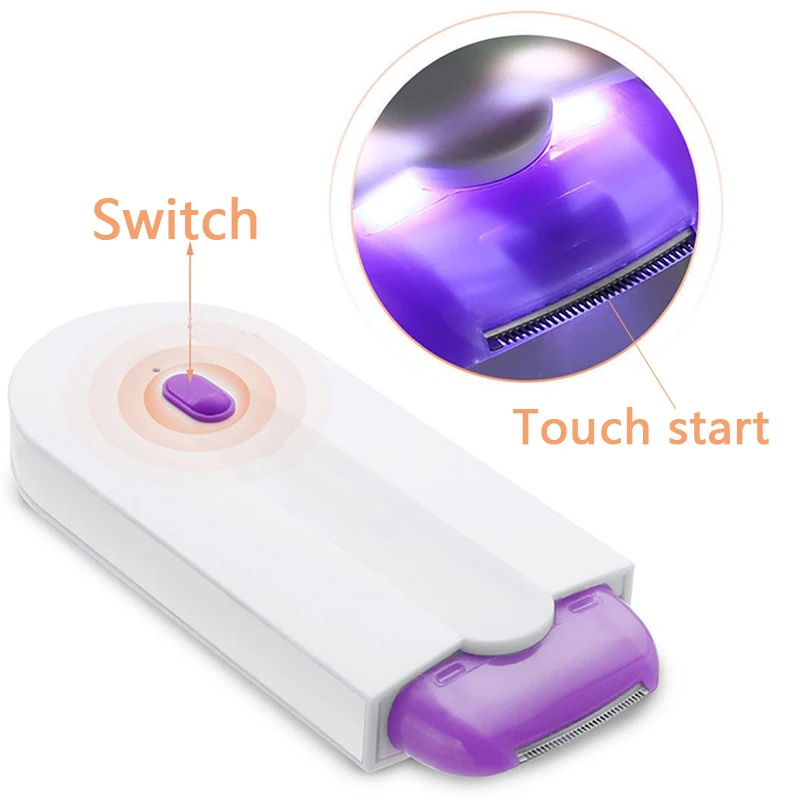 Портативный Эпилятор 2 в 1 бритва перезаряжаемая через USB Женская удаление волос