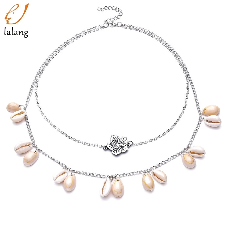 Boho Ожерелье Ювелирные изделия женское колье-чокер для пляжа моря катания на