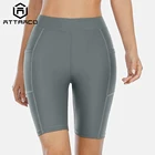 Женские шорты для плавания с карманами и высокой талией