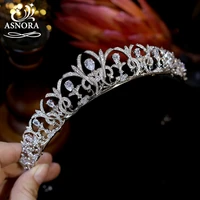 high quality bridal crown fashionable wedding hair accessories simple and aelicate princess adult gift crown cz tiaras a00004