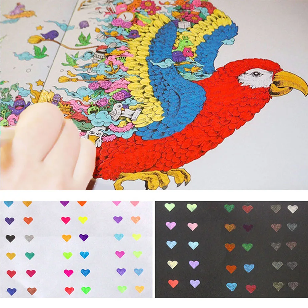 60 шт красочная пластиковая Заправка для гелевой ручки взрослых раскрасок