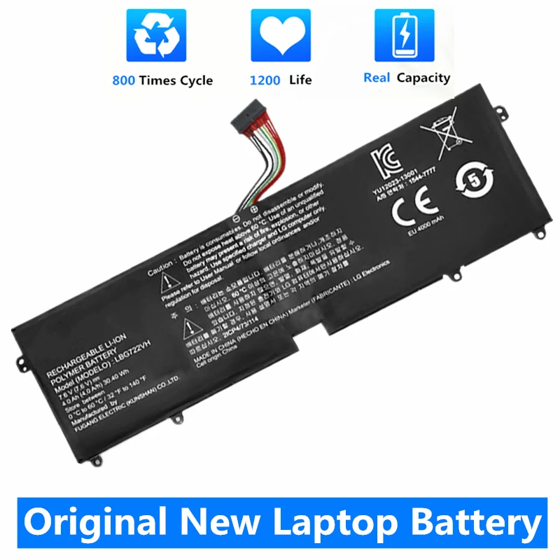 

CSMHY New Original LBG722VH Battery For LG Gram 13Z940 13Z970 14Z950 15Z960 15Z975 Series LBP7221E 7.6V 30.4Wh