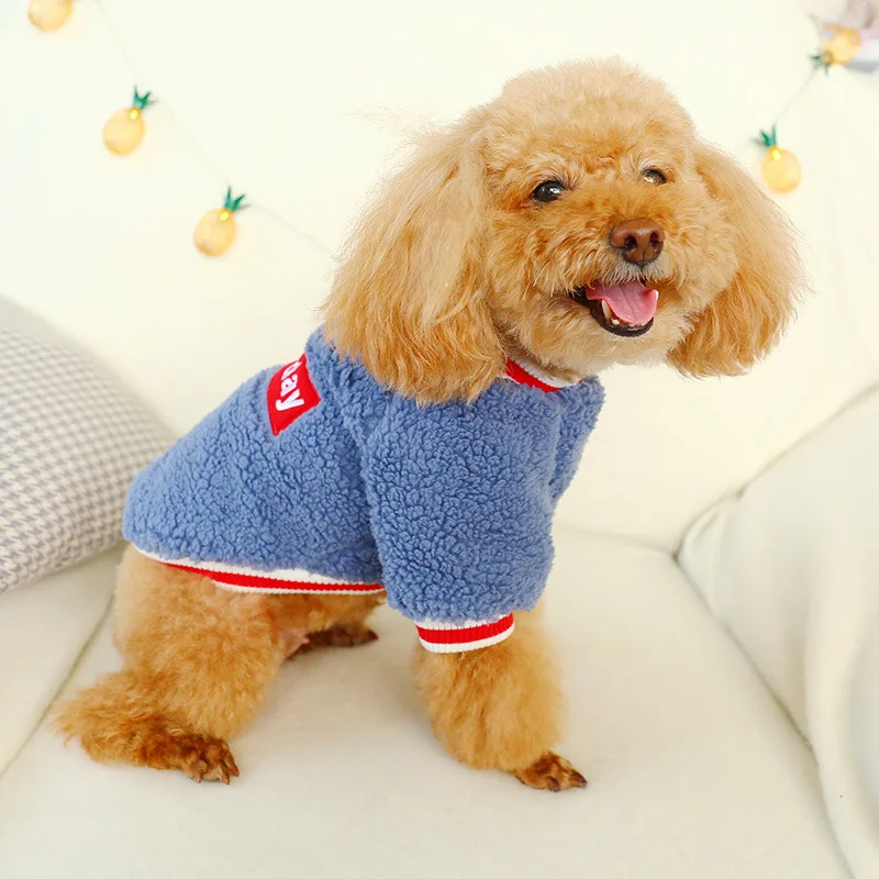 Милая теплая куртка для домашних животных комбинезон одежда собак маленьких
