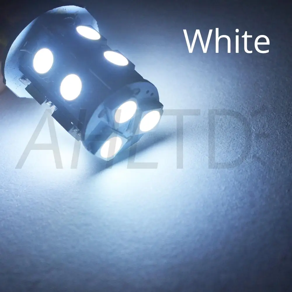 1X BA9S P21W 5050 13Led 1156 BA15S Автомобильные светодиодные поворотные сигнальные огни, тормозные задние лампы, автомобильные парковочные задние лампы заднего хода, DC 12 В
