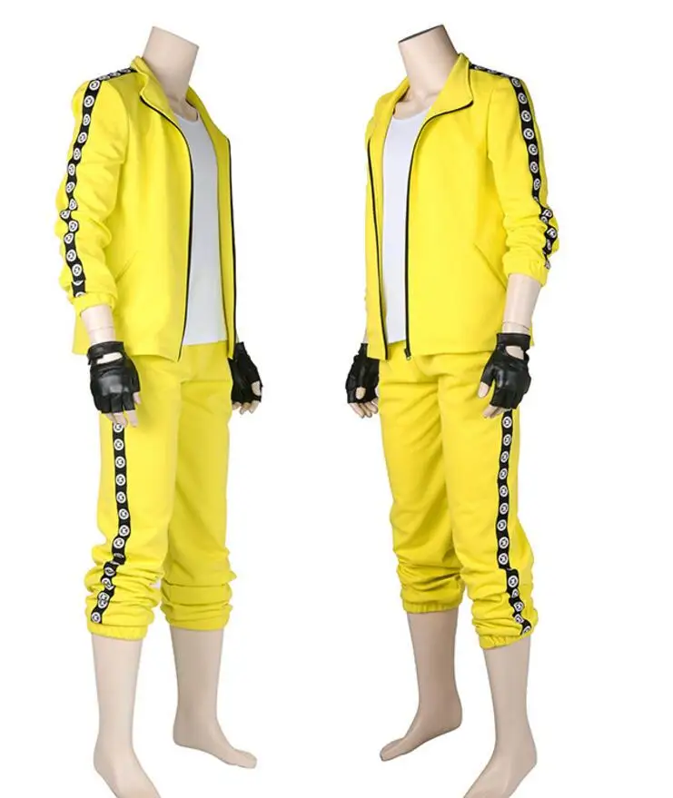 Костюм для косплея из игры PUBG желтая спортивная куртка и штаны Playerunknown's Battlegrounds