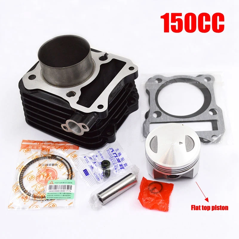 GS125 GN125 EN125 GZ125 DR125 TU125 большой диаметр цилиндра Поршневой Комплект 150cc 62 мм Размер отверстия для двигателей suzuki 157FMI K157FMI