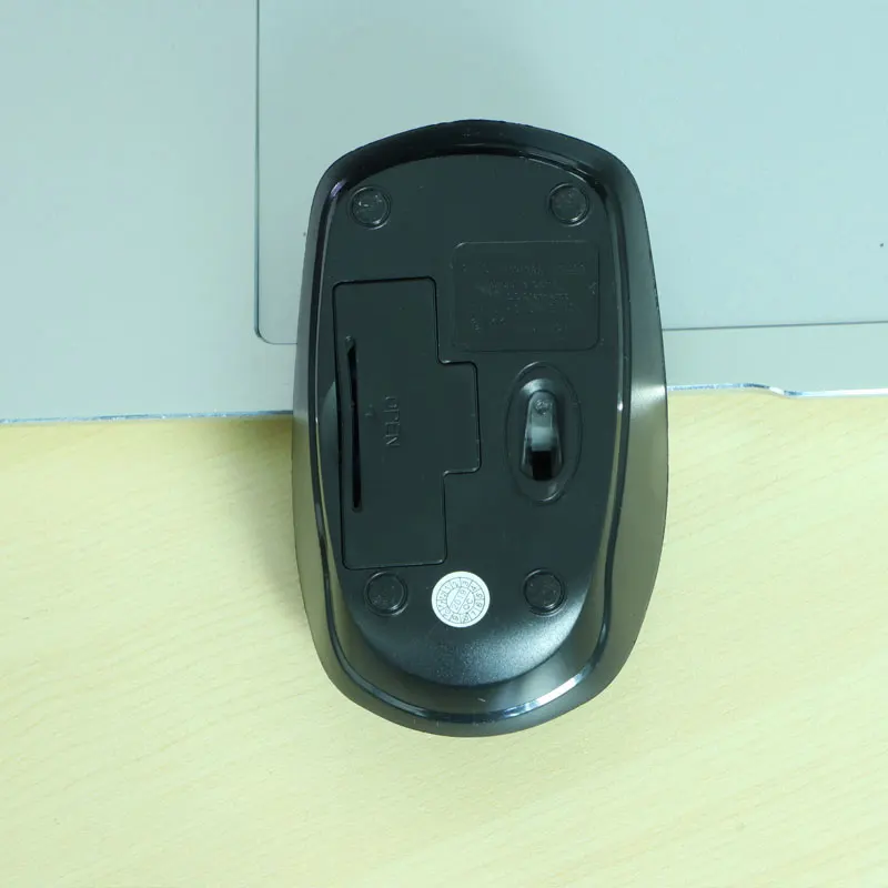 Беспроводная мышь Ingelon 1600 dpi оптическая черная с usb приемником для ноутбука и ПК