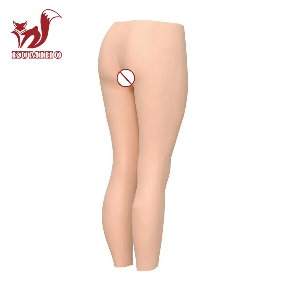Preise KUMIHO Ladyboy Silikon 9-punkt Gefälschte Vagina Pantys Lange Pantys Zu Winkel Abdeckung Die Beine Für Transgender Drag Queen Transen 1G