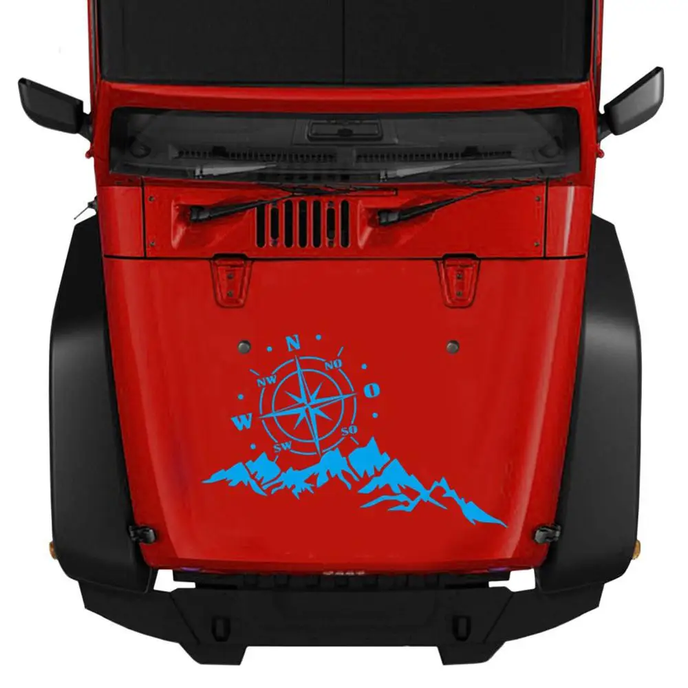 Car Sticker Reflective Mountain Tree Vehicle Decal Off-road Caravan Styling Decoration Accessories | Автомобили и мотоциклы