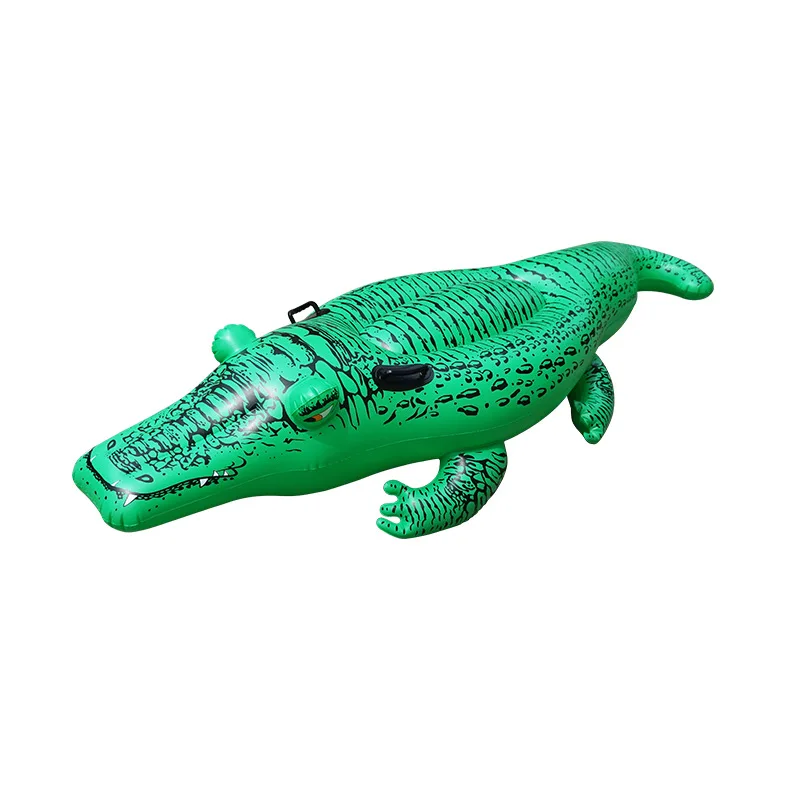 Water inflatable big crocodile mounts adult inflatable animal floating bed surfboard floating row