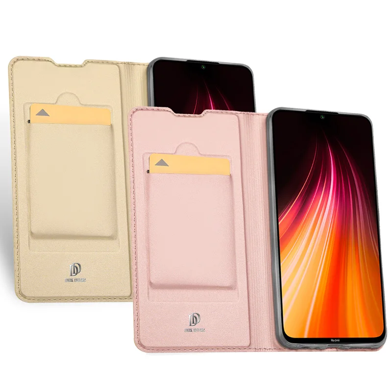 DUX DUCIS чехол для Xiaomi Redmi Note 8 Pro 8T 8A Книга Флип кожаный бумажник чехол
