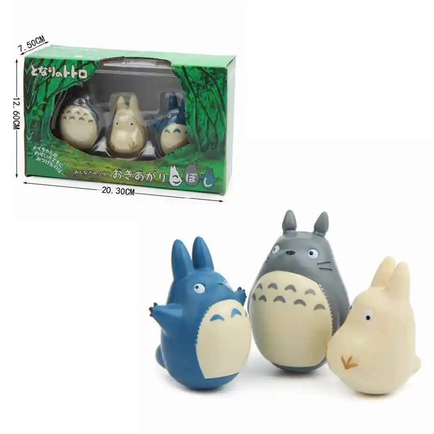 Аниме Тоторо милые Фигурки Игрушка студия Ghibli Miyazaki Hayao Мой сосед ПВХ