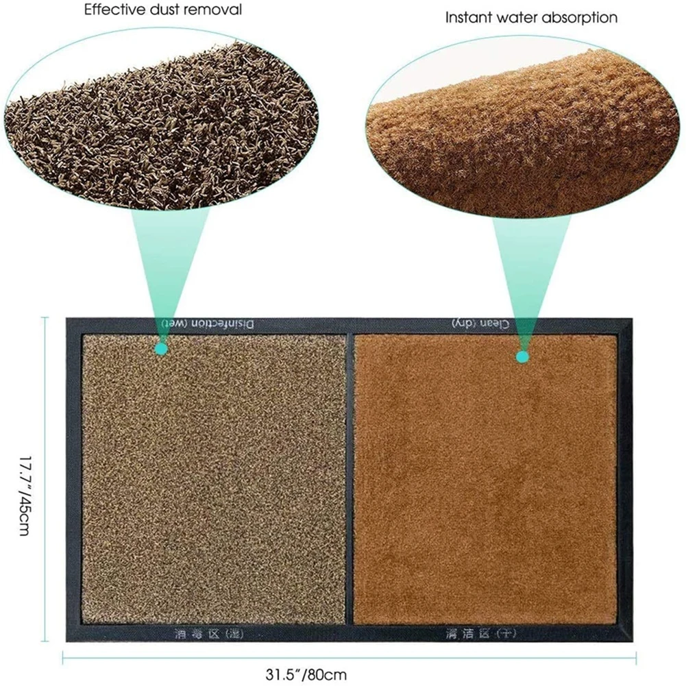 Противоскользящая домашняя школьная офисная дверь напольный коврик для входной