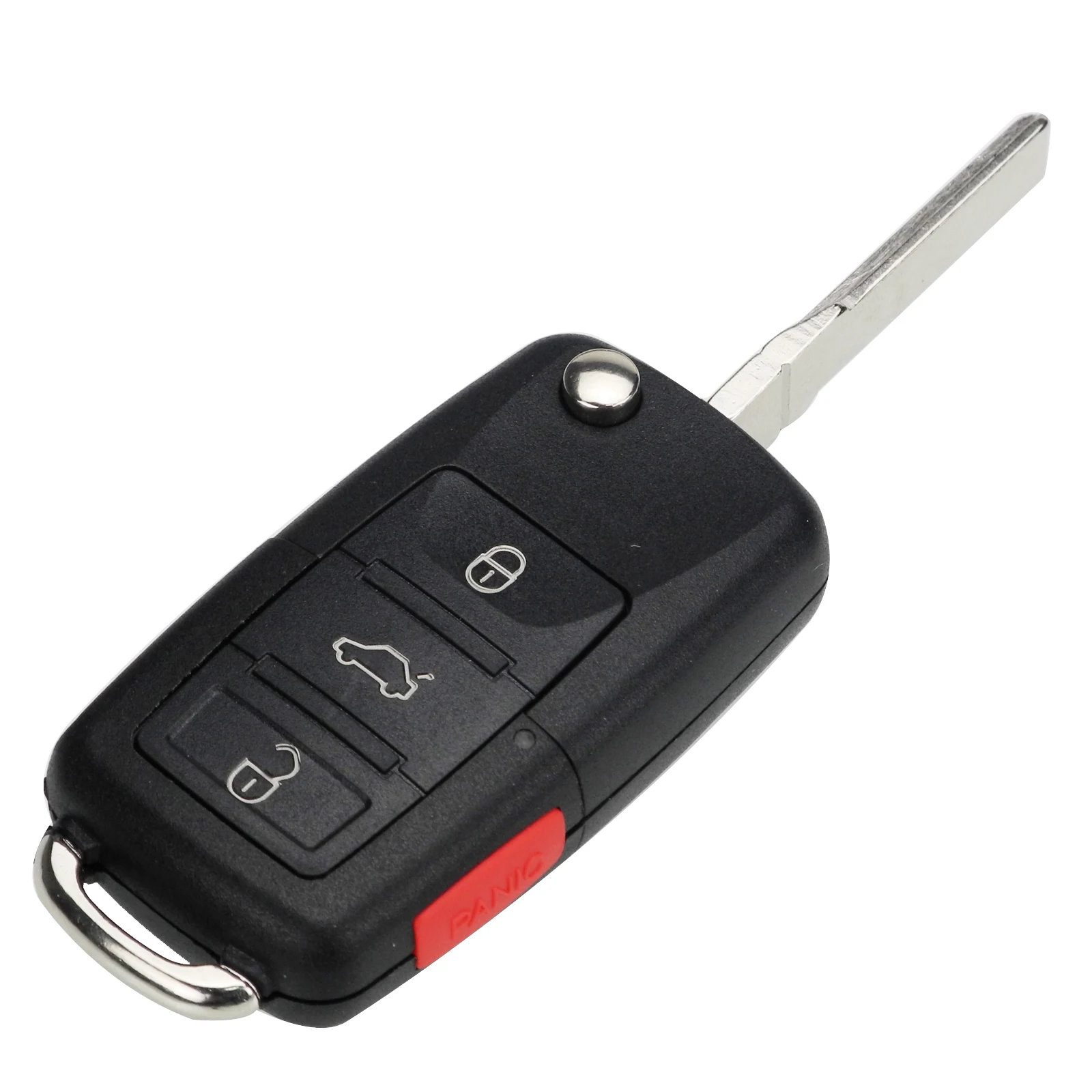 Jingyuqin Флип дистанционный Автомобильный ключ для VOLKSWAGEN VW Touareg Switchblade HL01J0959753AM 753DC 315