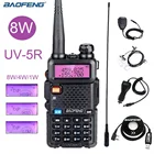 Портативная рация дальнего радиуса действия Baofeng UV-5R 8 Вт, любительская радиостанция, любительская радиостанция, Любительская рация UV5R, Двухдиапазонная рация