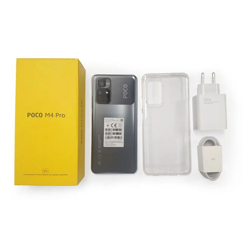 Глобальная версия смартфона POCO M4 Pro 5G NFC 4 Гб 64 Гб/6 ГБ 128 Dimensity 810 6 дюйма 90 Гц FHD + Dot