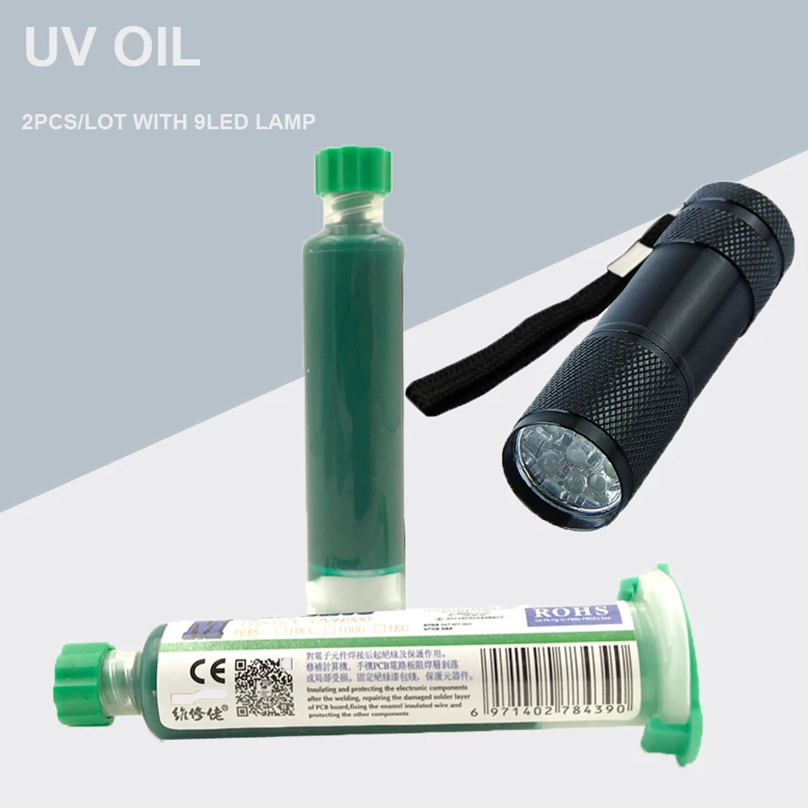 Маска для пайки MECHANIC 10CC УФ паяльная маска PCB BGA краска предотвращающая коррозию