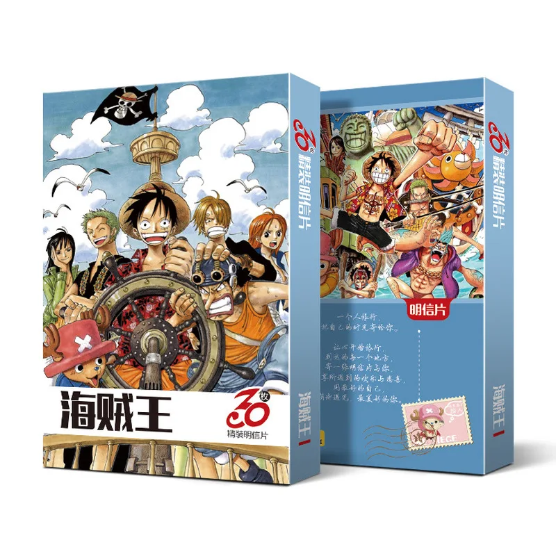 

30 шт./компл. Классическая Аниме ONE PIECE Sword Art онлайн мультяшная фигурка открытка/поздравительная открытка/сообщение/подарки на день рождения ...