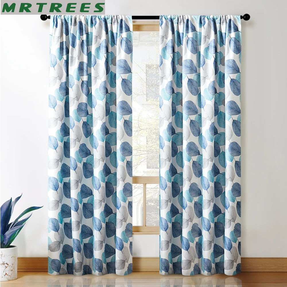 Светонепроницаемые шторы с цветочным принтом для гостиной спальни современные