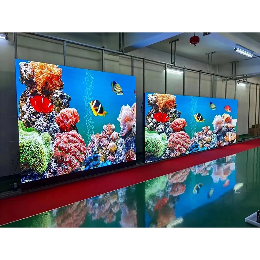 Рекламный щит для помещений светодиодный дисплей видеостена P2.5 SMD2121 480x480 мм литье