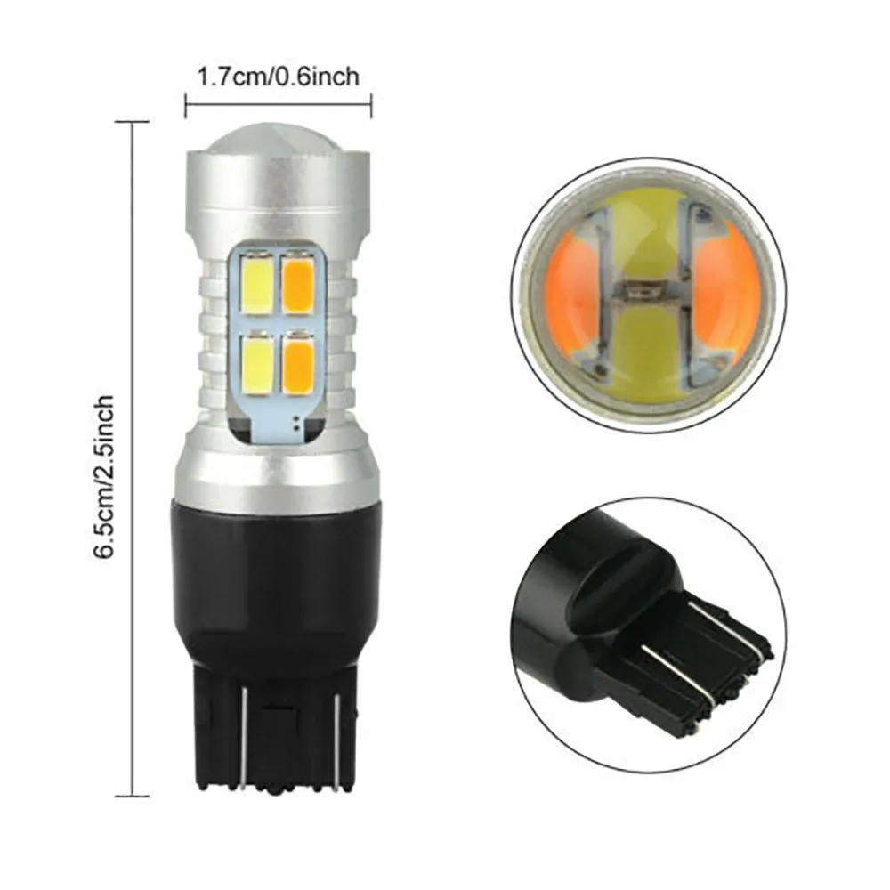 

Light LED Bulbs Parking Parts Replacement Switchback Turn Signal 2pcs/kit