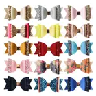 2 шт., заколки для волос из ПУ кожи, 10,5 см