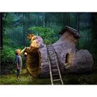 Набор для алмазной вышивки Стразы сделай сам с изображением головы дерева и глубокого леса