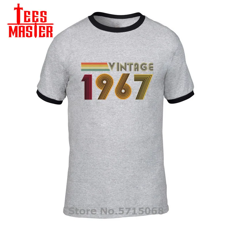 Пользовательские День благодарения Лучший подарок футболки 1967 в винтажном стиле
