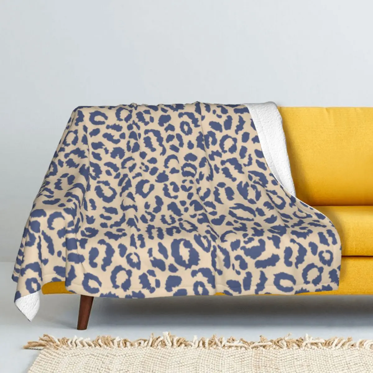 

Зимнее утепленное кашемировое одеяло с леопардовым принтом для ребенка