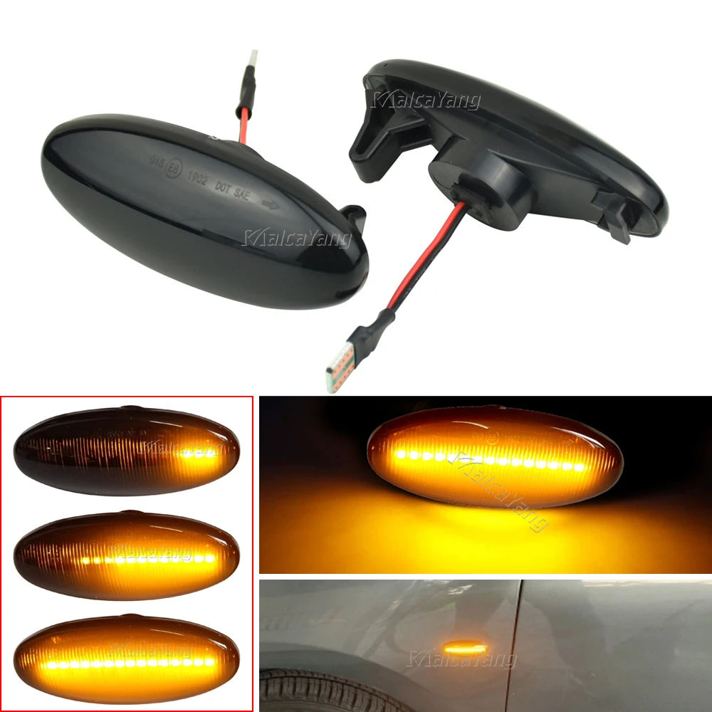 

For Nissan NV200 NV400 NP300 Dualis Leaf Micra Cube Note Dualis March Tiida X-Trail Dynamic LED Fender Turn Signal Side Marker L