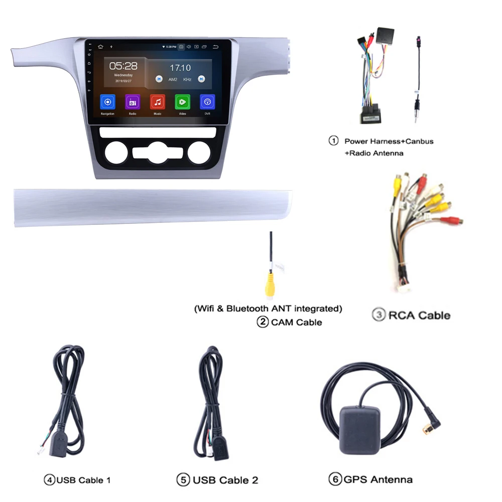 

2 Din 9 Inch Android Car Radio for Volkswagen Passat 2012-2015 WIFI GPS Navigation FM Bluetooth DVR Stereo Head Unit Autoradio
