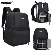 CADeN Camera Backpack Large Capacity Laptop DSLR Camera Bags for Sony Canon Nikon Lens Tripods Outdoor Travel Bags For Men Women