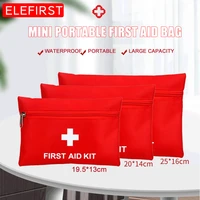 new portable waterproof first aid kit bag emergency kits case only for outdoor camp travel fishing emergency medical treatment