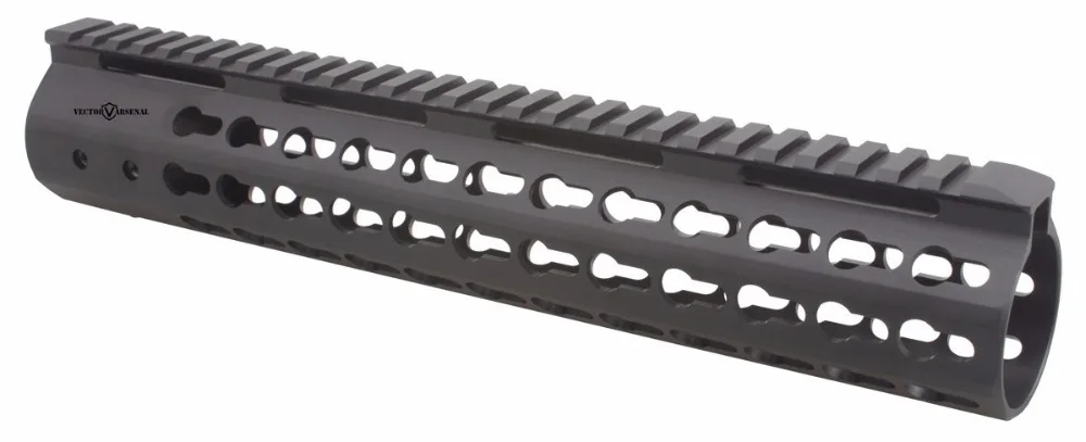 Tactical. 308 тонкий свободный поплавок KeyMod 12 дюймов высокий профиль Handguard Пикатинни кронштейн стальной Баррель Гайка подходит AR10 308
