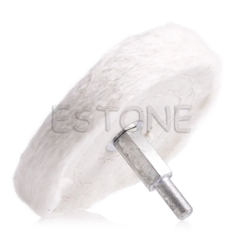 

1/4'' Shank 3'' Cloth Polishing Mop Wheel Power Battery Drill Buffing Grinder