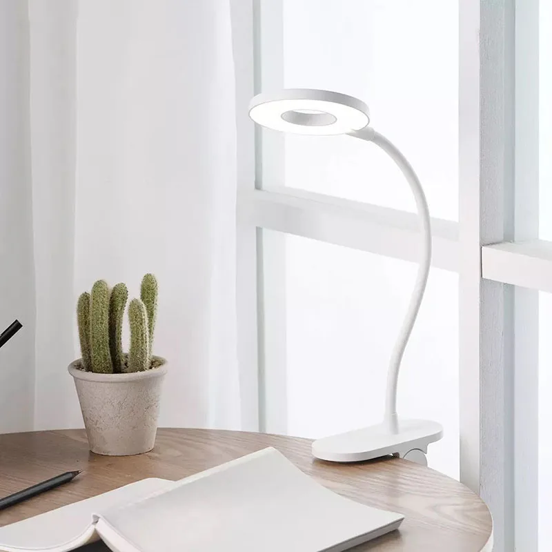 Yeelight LED Desk Lamp Clip Night Light USB Rechargeable 360 Degree Adjustable Dimming Reading For Bedroom | Электроника